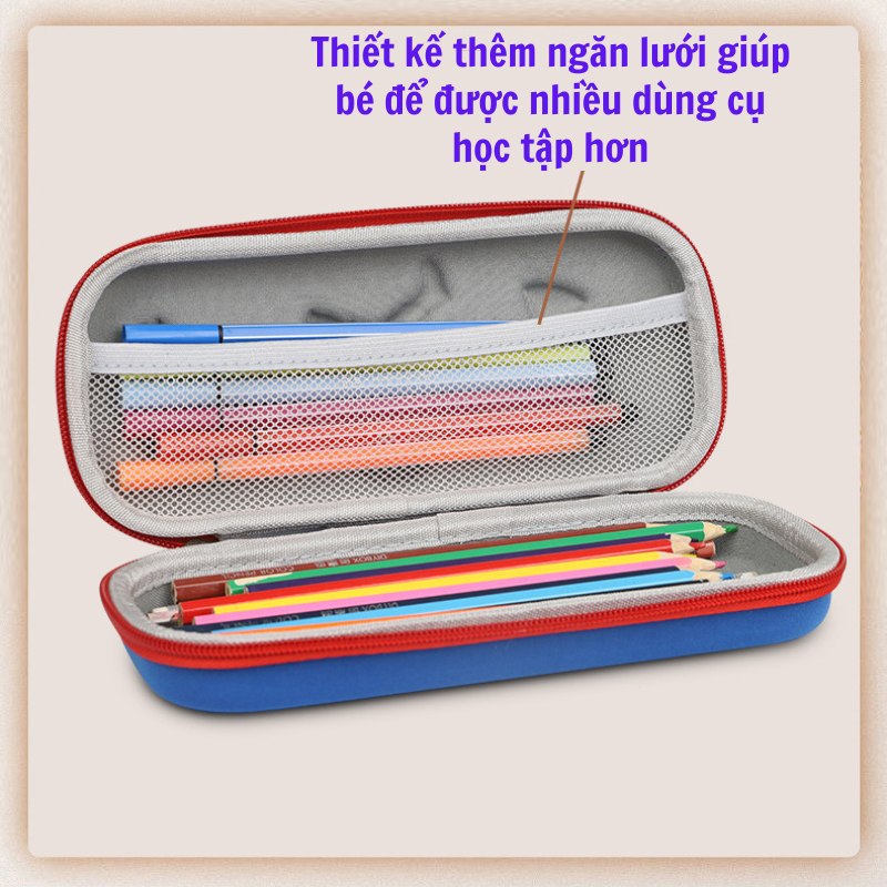Hộp Bút 3D - Túi Hộp Đựng Bút Chống Nước Tiện Lợi, Bền Đẹp Từ Chất Liệu Vải PU Thiết Bị Cho Học Sinh,Nhân Viên Văn Phòng