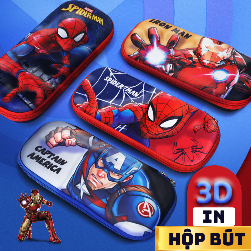 Hộp Bút 3D - Túi Hộp Đựng Bút Chống Nước Tiện Lợi, Bền Đẹp Từ Chất Liệu Vải PU Thiết Bị Cho Học Sinh,Nhân Viên Văn Phòng