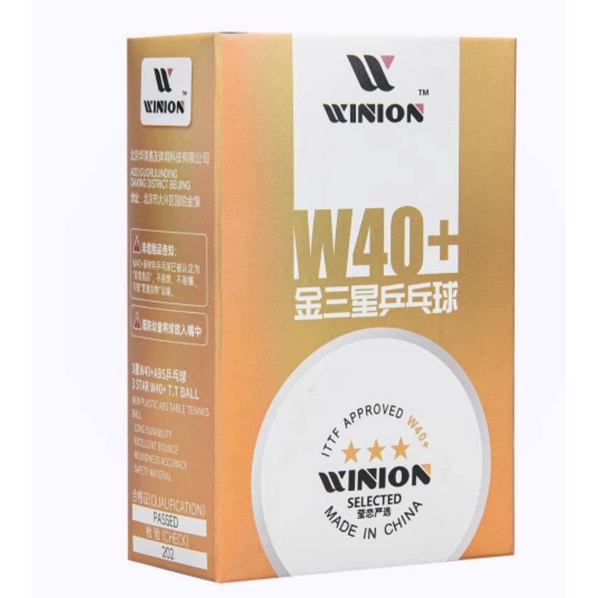 [Xỉ, lẻ, CTV] Bóng thi đấu Winion (E-Lian) hộp 10 quả, 6 quả tiêu chuẩn ITTF(rẻ nhất)