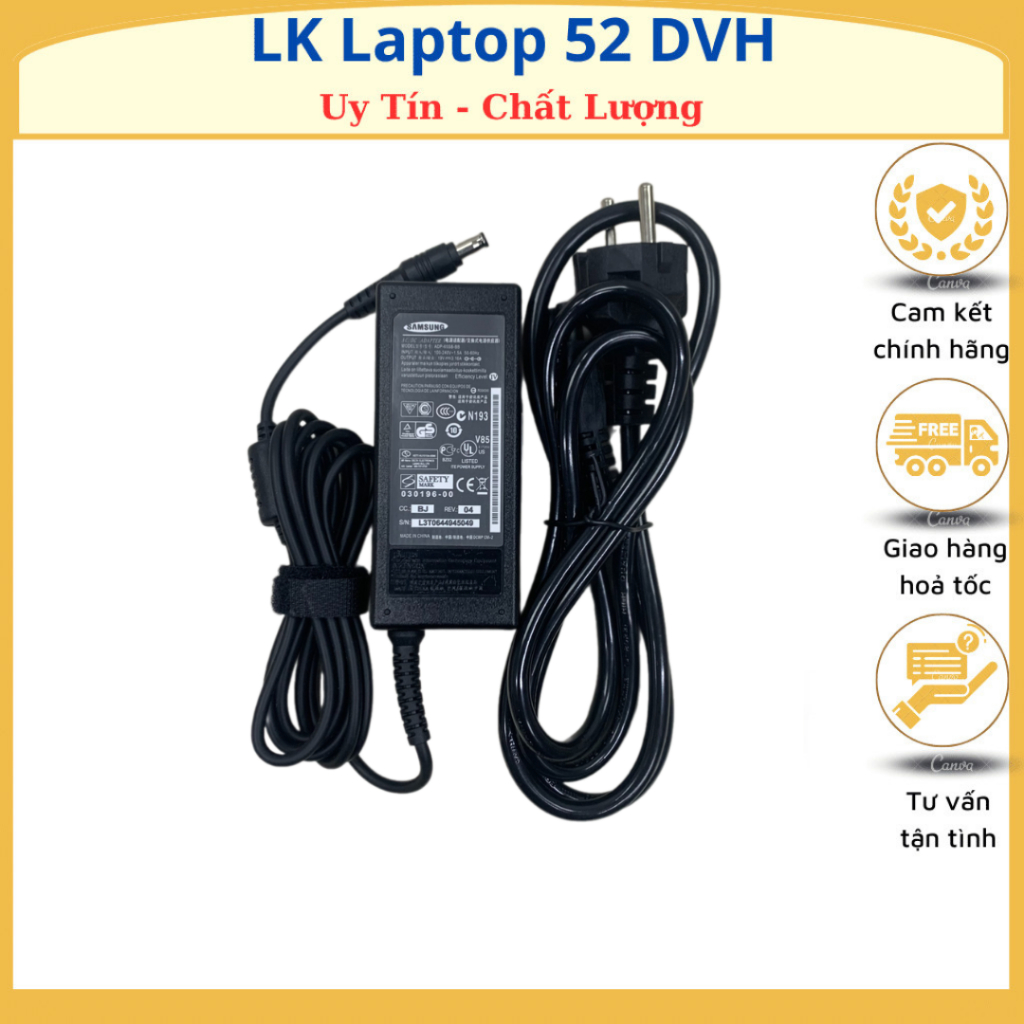 SẠC dùng cho SAMSUNG 19V - 3.16A 60W New 100%