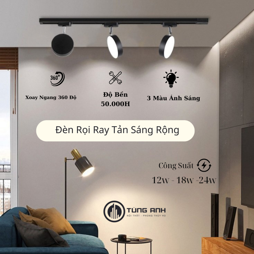 Đèn Rọi Ray Tản Sáng Rộng - Rọi Tranh - 12w /18w / 24w - DCB-6024 - Đèn ...
