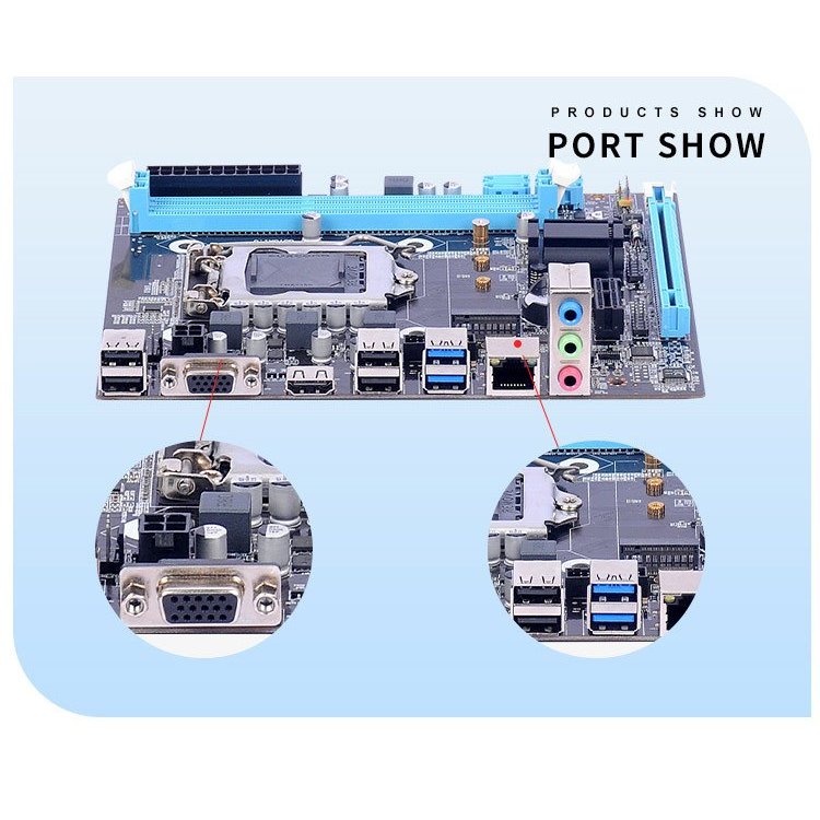 Bộ Mainboard H81, H61 Jupi-Star Bảo Hành 24 Tháng ( HÀNG MỚI 100% )