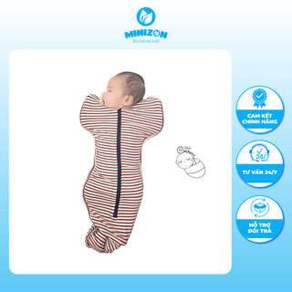 Nhộng Chũn Cocoon Mềm Mịn - Túi Ngủ Cho Trẻ Giúp Bé Ngủ Ngon Sâu Giấc