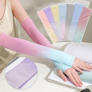 Ống tay chống nắng, bao tay chống tia UV, găng tay đi nắng phối màu Gradient thời trang chống UPF50+