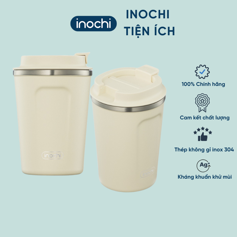 Cốc giữ nhiệt INOCHI Fuji Meet 350 ml cầm tay nhỏ gọn
