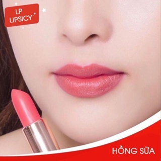 Son Môi Lì Lipsicy Dưỡng Môi Mềm Mượt Chuẩn Màu Không Lem Khi Ăn Uống Dùng Tốt Cho Bà Bầu 4g