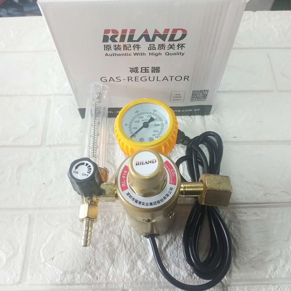 Đồng hồ khí CO2 RILAND cho máy hàn MIG | Shopee Việt Nam