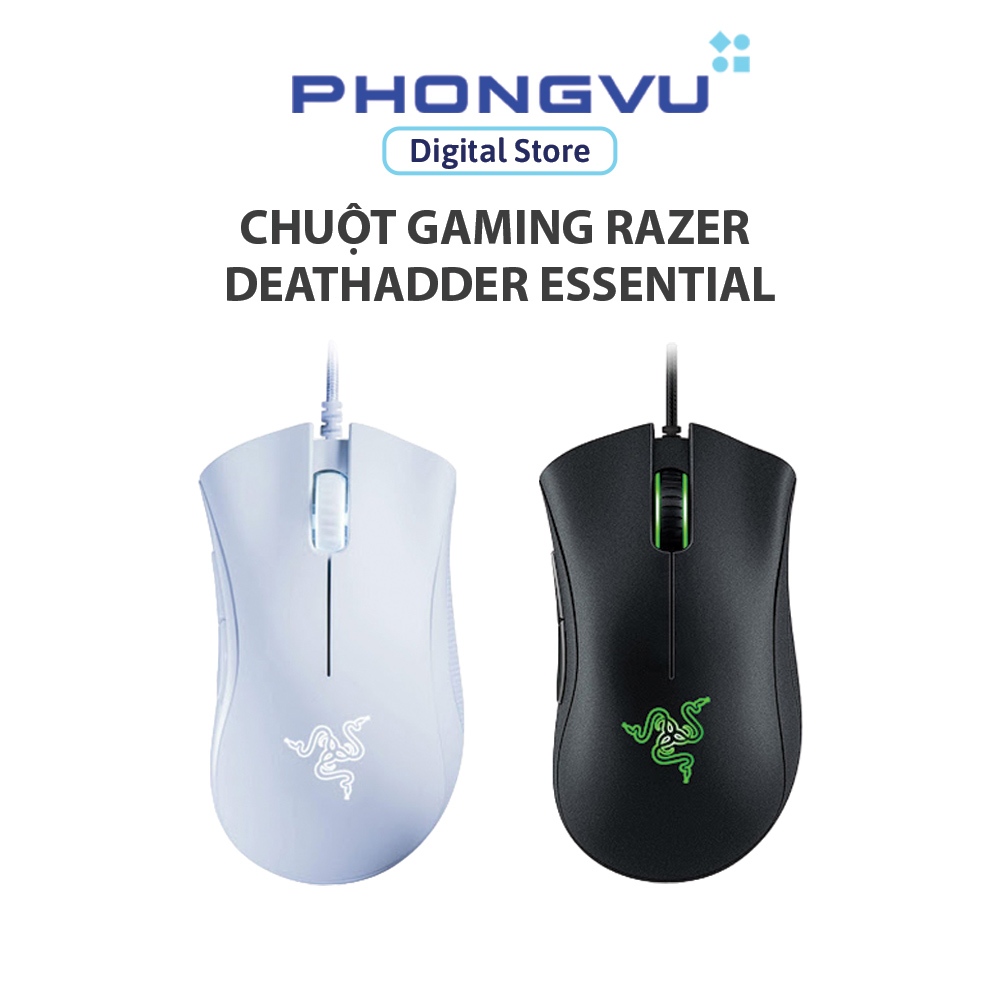Chuột gaming Razer DeathAdder Essential (Bảo hành 24 tháng) | Shopee ...