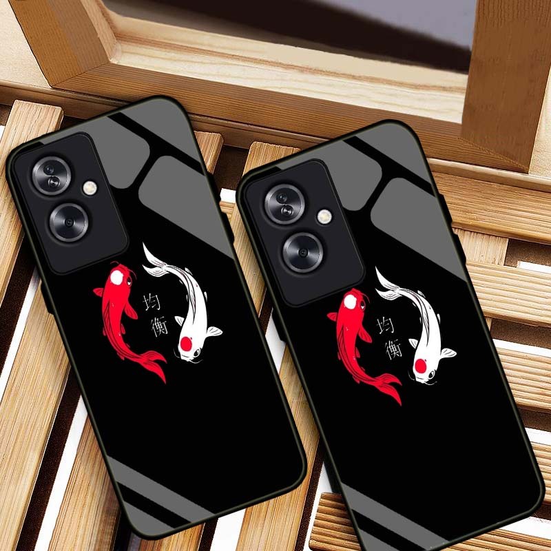 ỐP LƯNG OPPO RENO 11F 5G HÌNH 555 LƯNG KÍNH CƯỜNG LỰC CAO CẤP