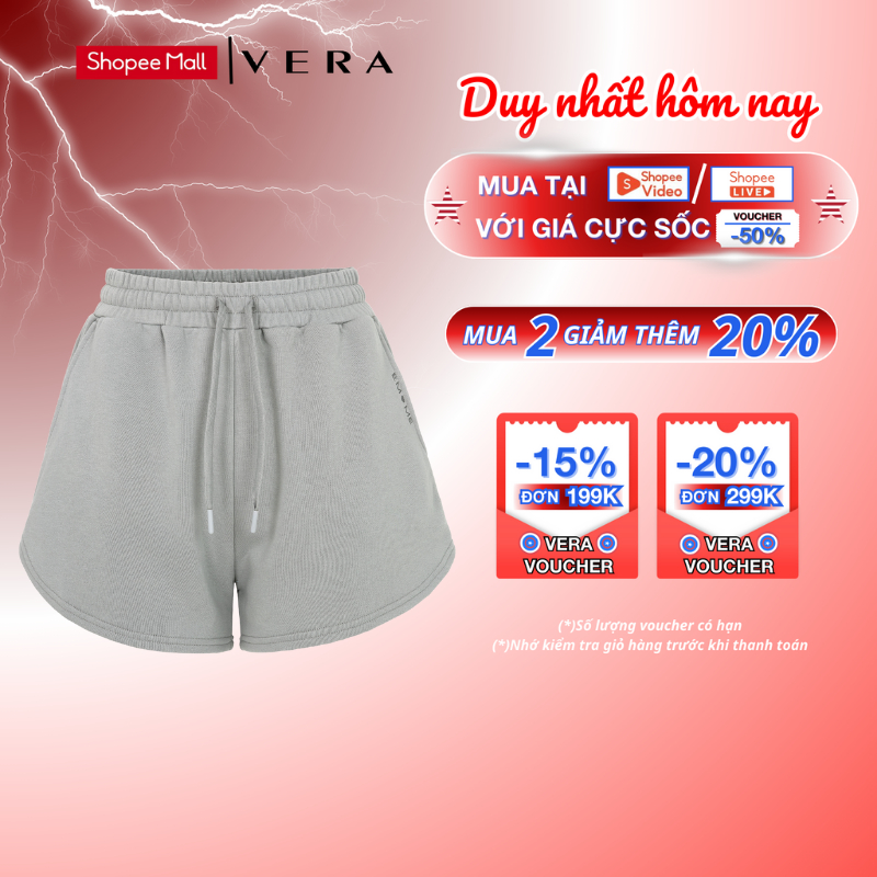 [mã Faholiday Giảm đến 50k đơn Từ 99k] Quần Short Vera By Chipu Nỉ Da