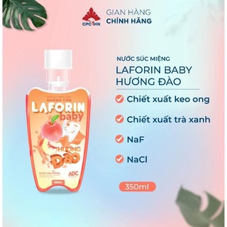 Nước súc miệng Laforin baby (hương cam, đào, ổi) cho bé