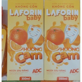 Nước súc miệng Laforin baby (hương cam, đào, ổi) cho bé