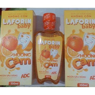 Nước súc miệng Laforin baby (hương cam, đào, ổi) cho bé