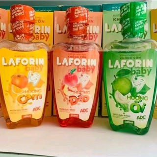 Nước súc miệng Laforin baby (hương cam, đào, ổi) cho bé