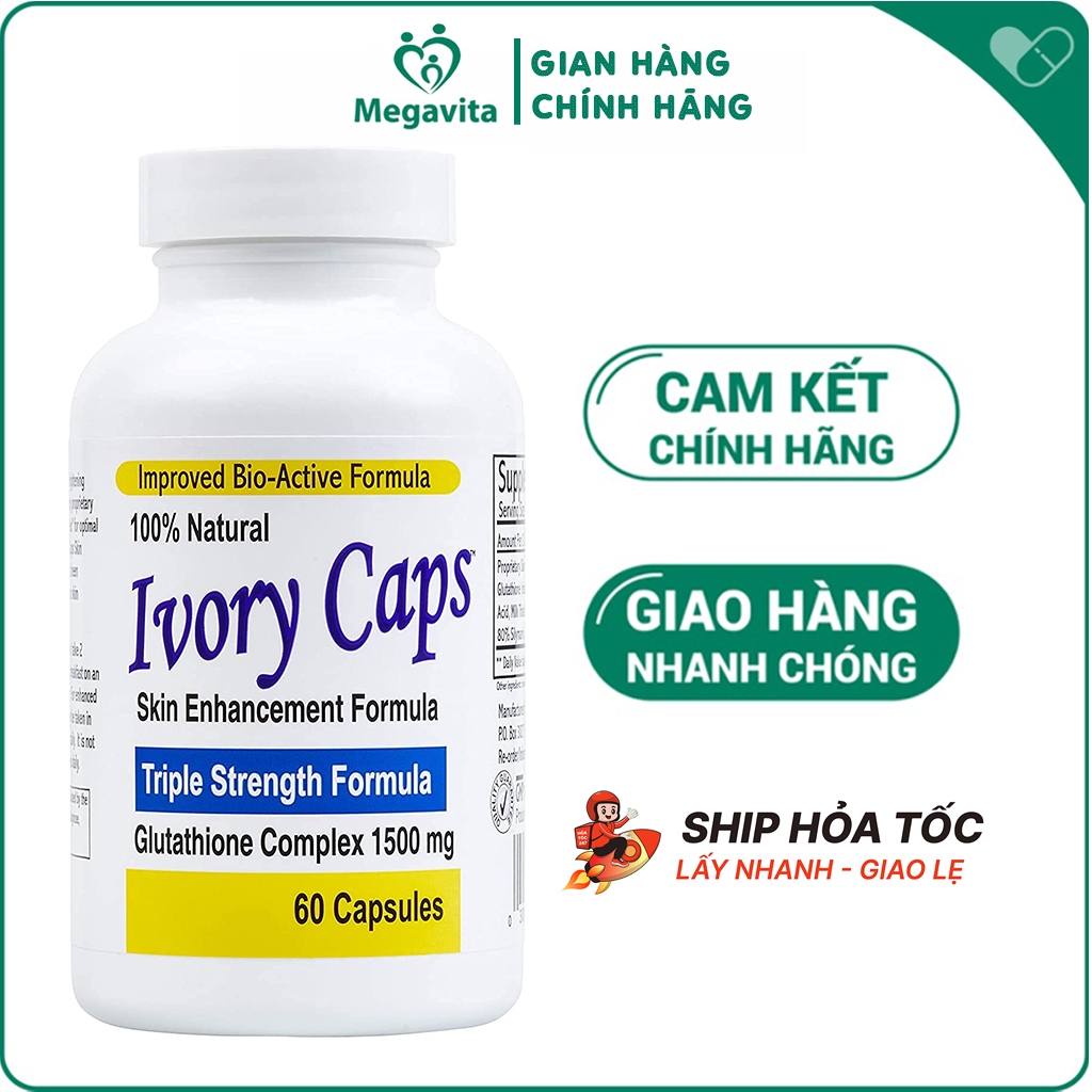 ivory caps glutathione complex 1500 mg 4 IVORY Caps Glutathione Skin Whitening Max Kenya main image 1