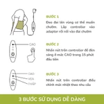 Đai Chườm Thảo Dược Lưng Bụng Hapaku, Giảm Đau Mỏi Lưng Do Thoát Vị Đĩa Đệm, Thoái Hóa Cột Sống, Máy Massage Lưng — ảnh 8