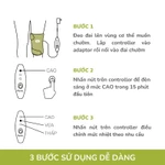 Bộ 2 Đai Chườm Khớp Gối Làm Nóng Bằng Điện Hapaku, Massage Đầu Gối, Giảm Đau Nhức Mỏi, Hỗ Trợ Vận Động — ảnh 8