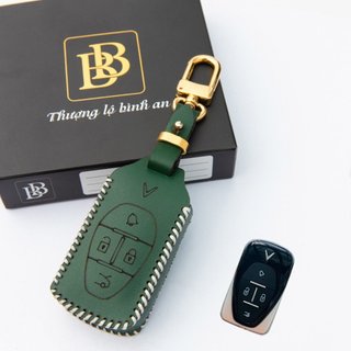 Bao Da Chìa Khoá Ô Tô VINFAST VF6 VF7 VF8 VF9 đời 2024 khoá mới da bò cao cấp bảo hành 2 năm Boabay