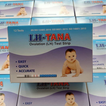 Que thử rụng trứng LH TANA - Hộp 12 que canh trứng rụng phát hiện thụ thai sớm, test nhanh - Chính Hãng
