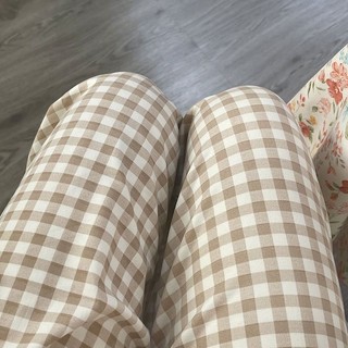 Quần Kẻ caro ống rộng đẹp cute dáng rộng hoạt hình