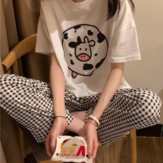 Quần Dài kẻ caro ô vuông xinh xắn cute mặc nhà siêu đẹp