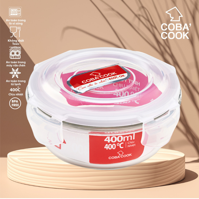 Đánh Giá Hộp Cơm Thủy Tinh COBACOOK Chống Tràn, Lò Vi Sóng, Chịu Nhiệt