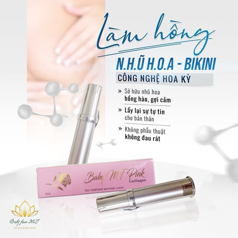 Kem Làm Hồng Nhũ Hoa và Bikini BABY MT PINK