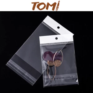 Túi Opp Keo Dán Miệng Có Lỗ Treo Đa Dạng Kích Thước TOMI 212