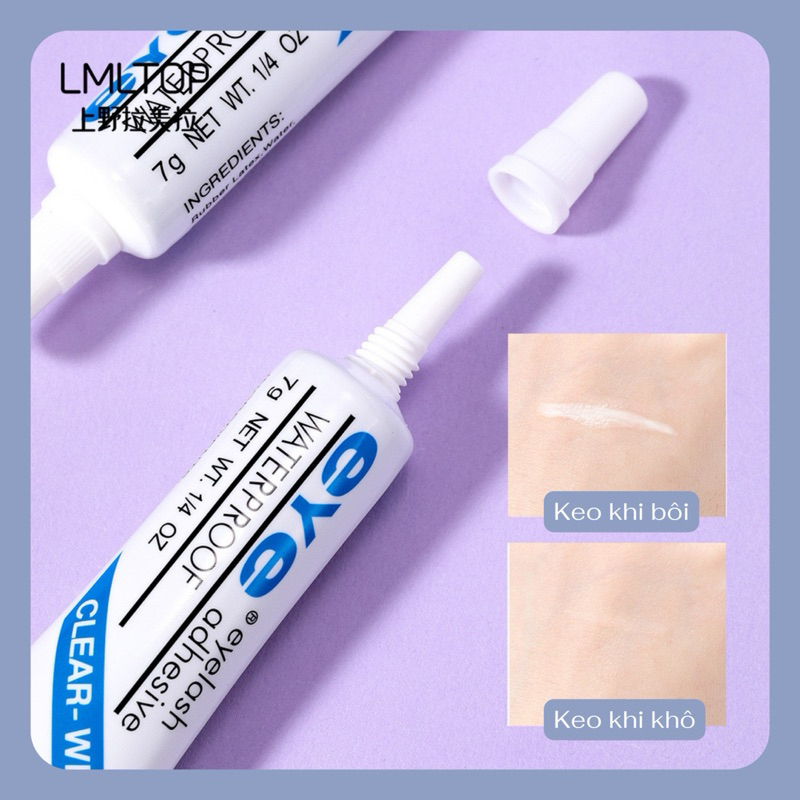 Bộ dụng cụ 4 món gắn mi giả BQI đơn giản nhanh chóng tiết kiệm