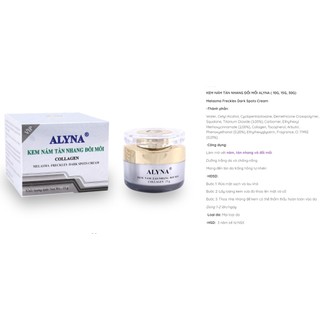 Kem dưỡng da Collagen Alyna VIP – hỗ trợ làm mờ đốm nâu, giúp da trông đều màu và mềm mịn