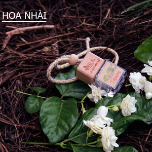 Tinh Dầu Treo Xe Hoa Nhài - TINH DẦU HÀ NA - Khử mùi ẩm mốc, mùi xe mới.