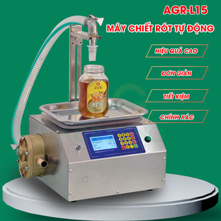 Máy Chiết Rót Dạng Sệt Tự Động AGR-L15 - Chiết Rót Mật Ong, Nước Sốt, Dầu...