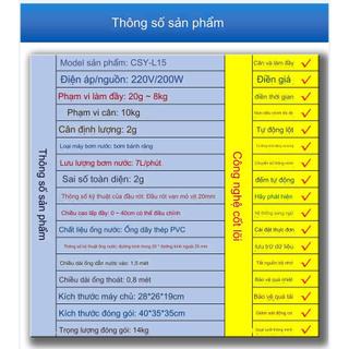 Máy Chiết Rót Dạng Sệt Tự Động AGR-L15 - Chiết Rót Mật Ong, Nước Sốt, Dầu...