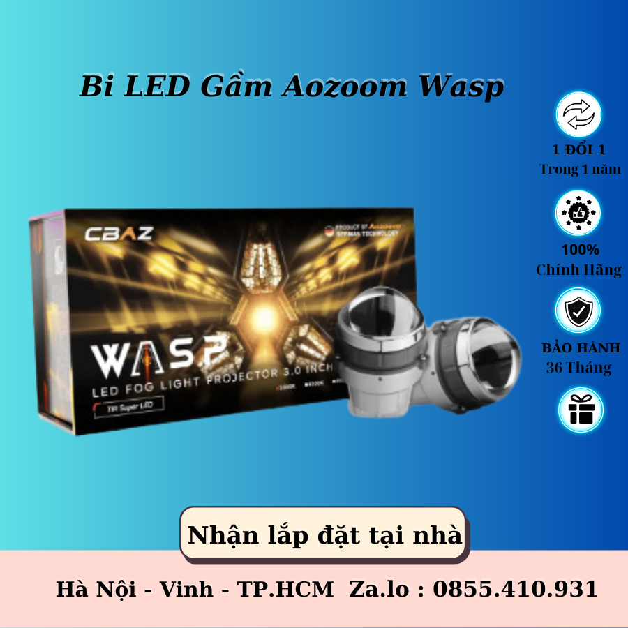 Bi LED Gầm Aozoom Wasp Chính Hãng | Shopee Việt Nam
