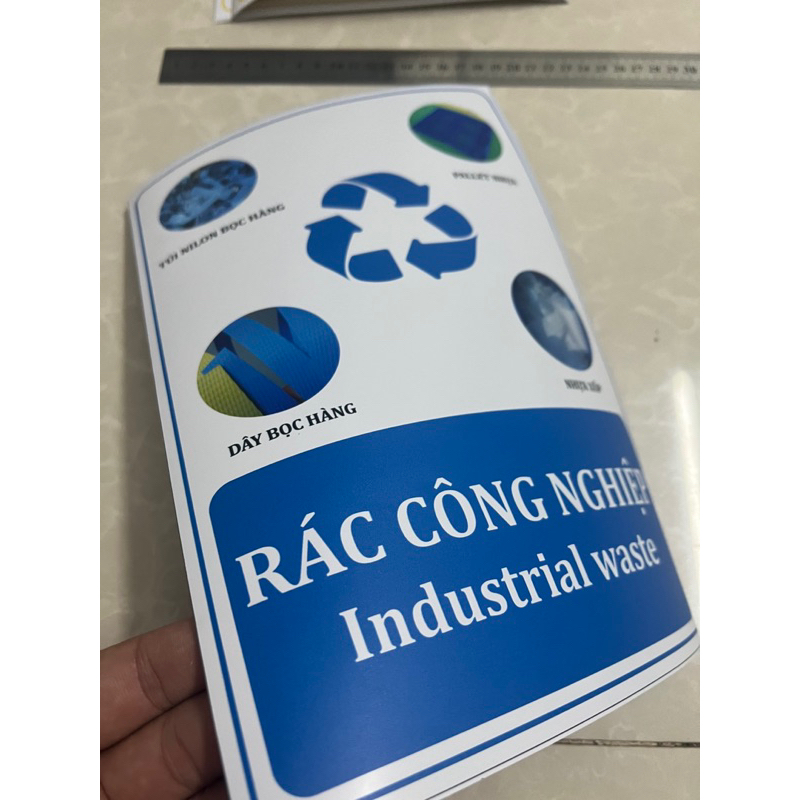 Biển báo rác thải công nghiệp | Shopee Việt Nam