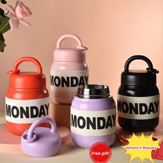Bình nước giữ nhiệt bằng thép không gỉ 316,thiết kế nhỏ gọn dung tích 550ml có tay cầm tiện lợi