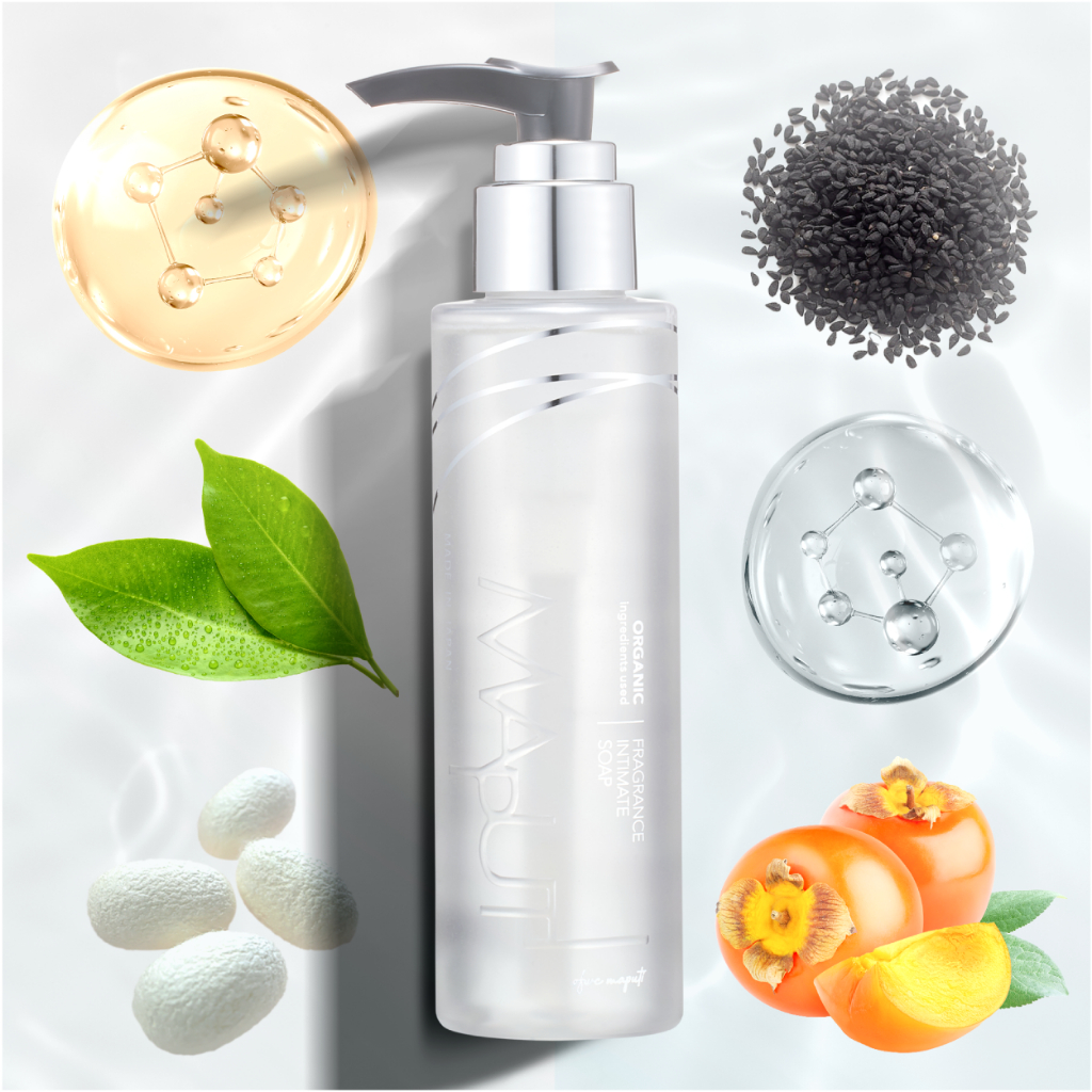 [ CÓ CHE TÊN ] Dung dịch vệ sinh phụ nữ Maputi Intimate Soap hữu cơ 120ml, hàng nhật chính hãng