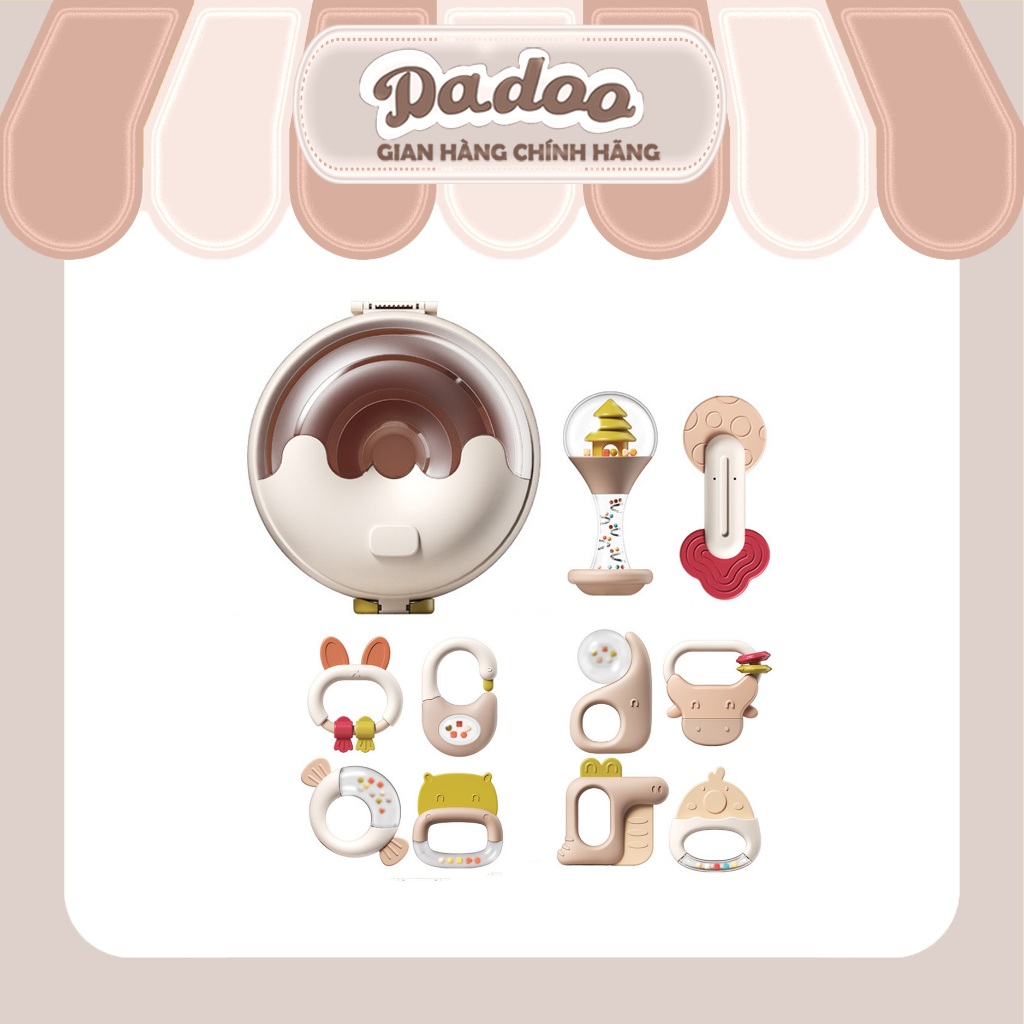 BỘ XÚC XẮC DONUT DADOO CHO BÉ TỪ 2 THÁNG TUỔI | Shopee Việt Nam