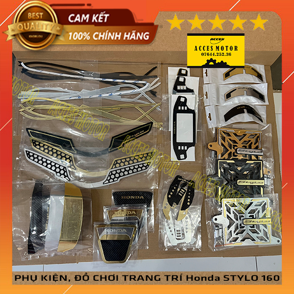 Phụ Kiện Honda Stylo 160, Đồ Chơi Stylo 160 trang trí đẹp, nhập khẩu