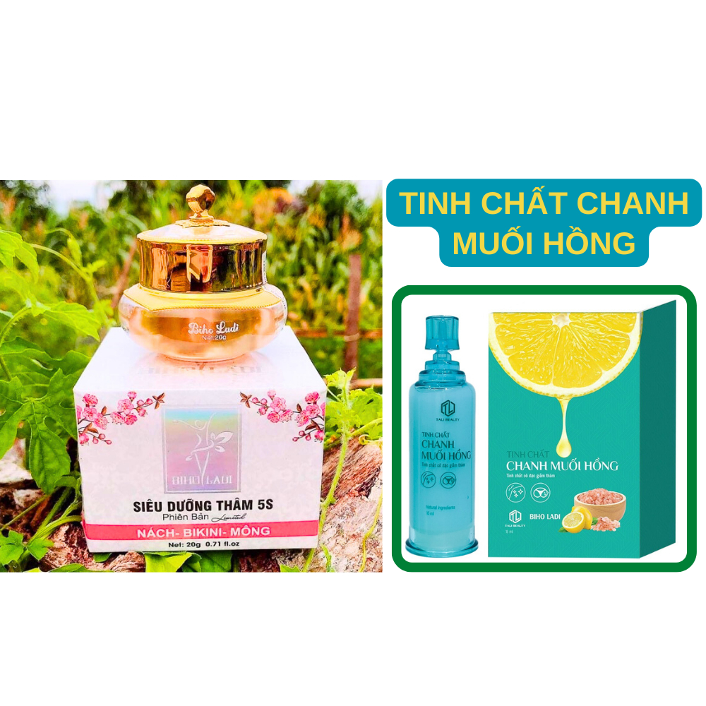 BIHO LADI Siêu Dưỡng Thâm 5S BIHO LADY Đánh Bay Thâm Nách, Thâm Bikini, Thâm Mông, Thâm Nhũ Hoa