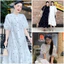 VÁY MAXI TRẮNG THÊU HOA DÁNG DÀI ĐI BIỂN, ĐẦM BẦU MÀU ĐEN (KÈM ẢNH THẬT)