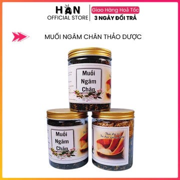 Muối Ngâm Chân Thảo Dược, Muối Ngâm Chân Thư Giãn Hũ 500g | Thư Giãn Đôi Chân Bạn Mỗi Ngày Dùng Cho Gia Đình Spa.