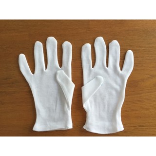Combo 10 đôi Găng tay vải Thun màu trắng, Bao tay cho trong ngành điện tử kiểm hàng, lễ tân, sự kiện