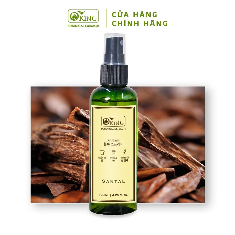 Xịt thơm hương gỗ đàn hương Santal