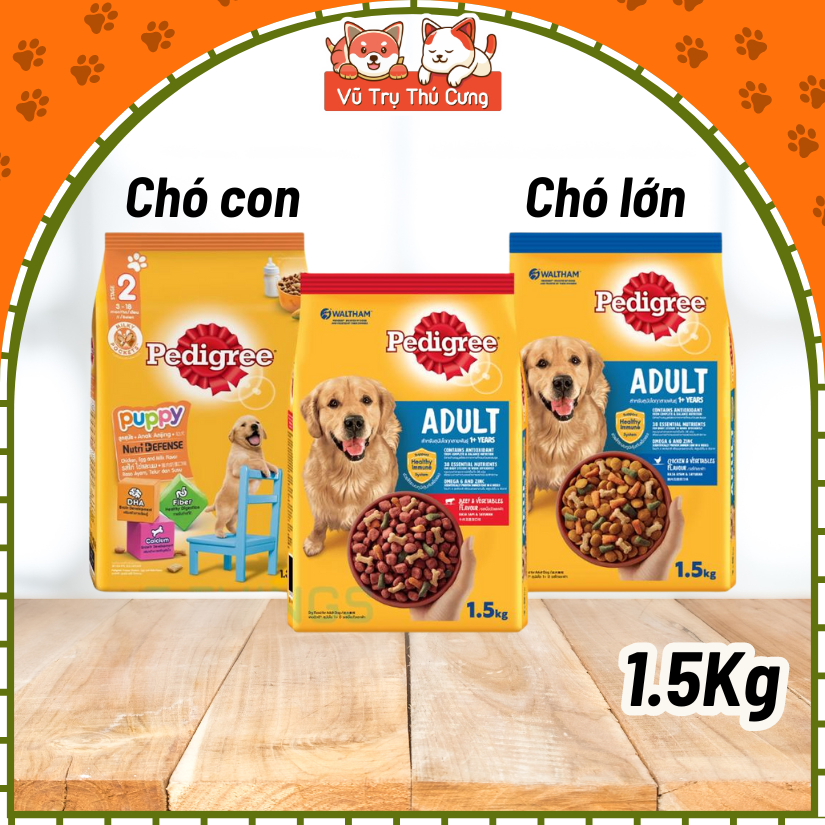 Thức Ăn Hạt Pedigree Cho Chó Bò Gà Nhiều Dinh Dưỡng