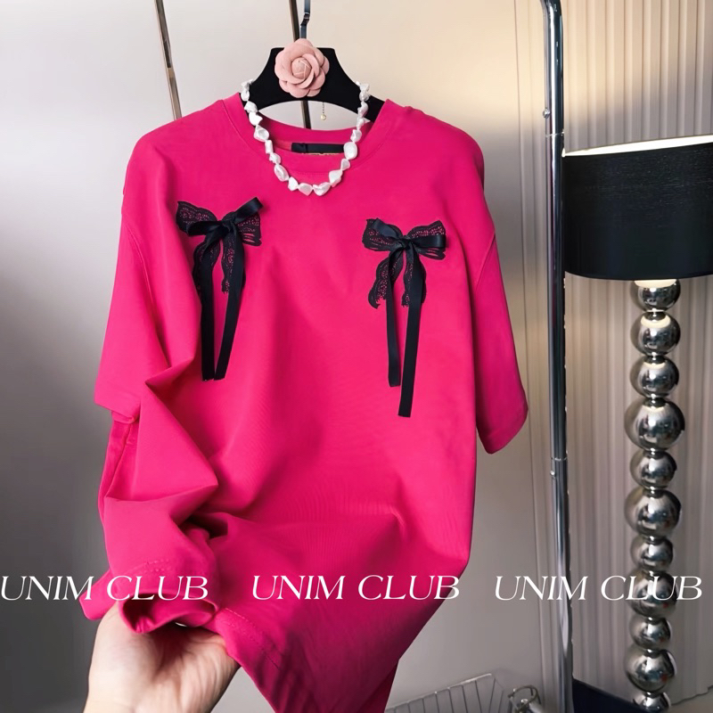 [Tặng Kèm Bow Tie Korea] Áo Thun Nơ Lụa Cao Cấp Cotton Premium Co Giãn 2 Chiều Thấm Hút Mồ Hôi APNO2