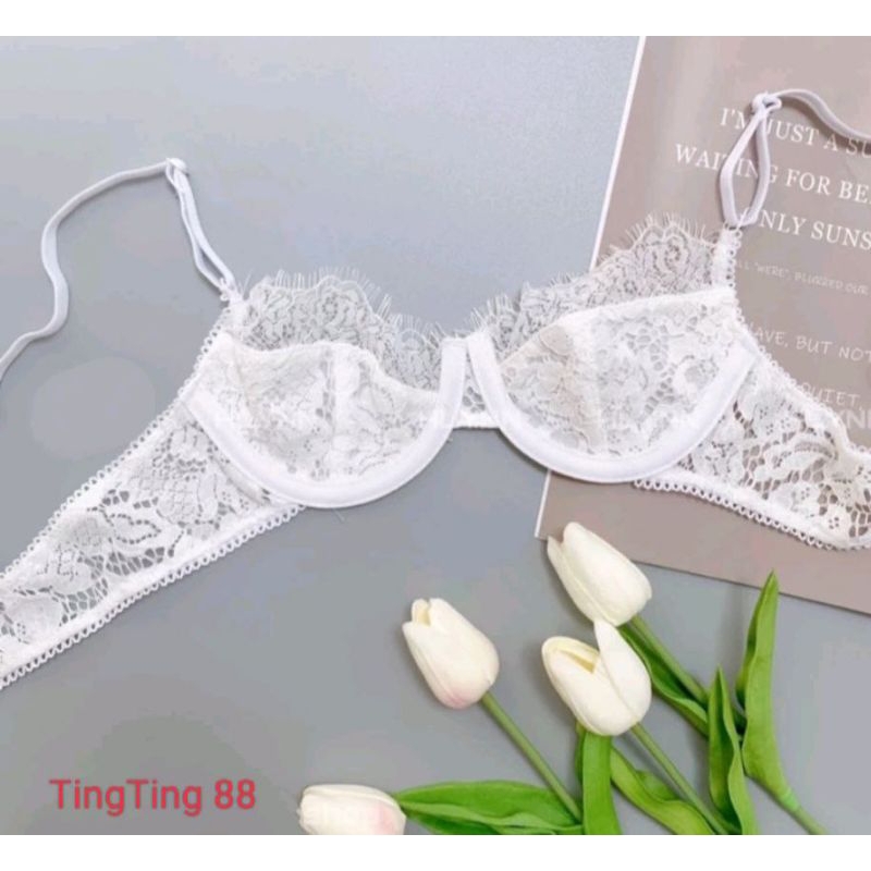 Áo Lót Ren Bralette Có Gọng Không Mút