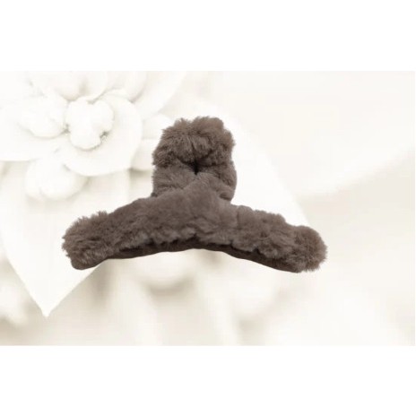 Kẹp Tóc Phối Lông Thỏ Cỡ Lớn 14cm Đáng Yêu Thời Trang Dễ Thương Cho Nữ