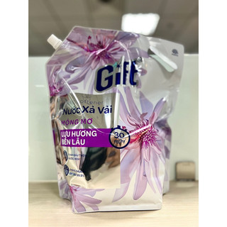 Nước Xả Vải Gift Giặt Máy Giặt Tay Túi 1.2/3.2kg Siêu Thơm – Lưu Hương 30 Ngày Khử Mùi