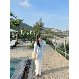 Quần đũi xước ống suông Ma Vie
